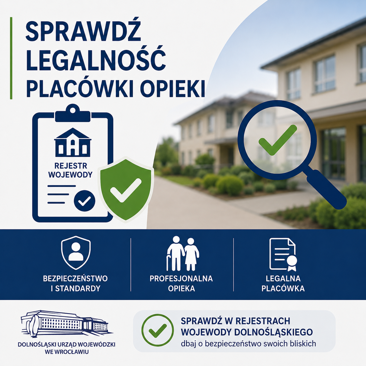 Sprawdź legalność placówki opieki 