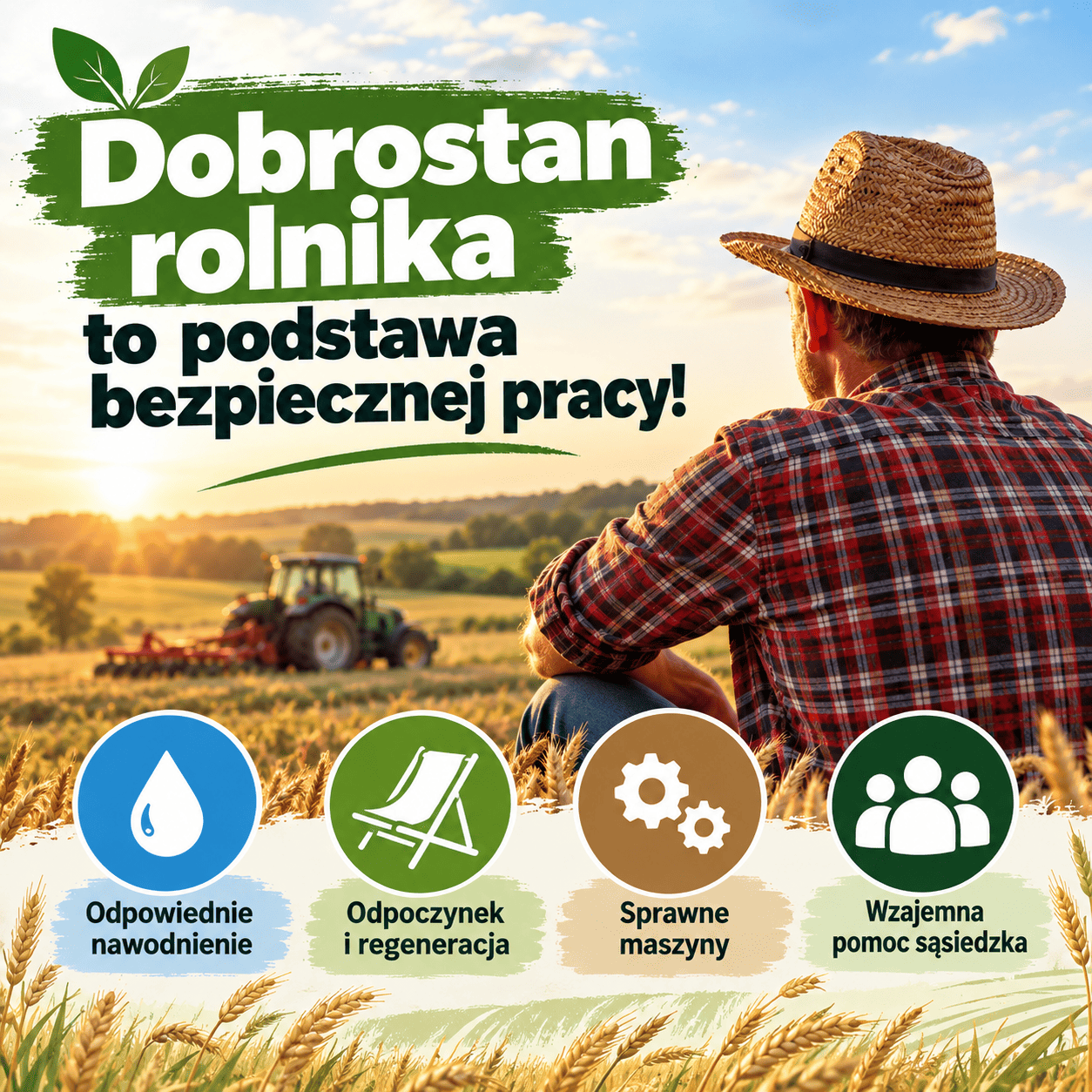 Dobrostan rolnika jako fundament bezpieczeństwa w pracy