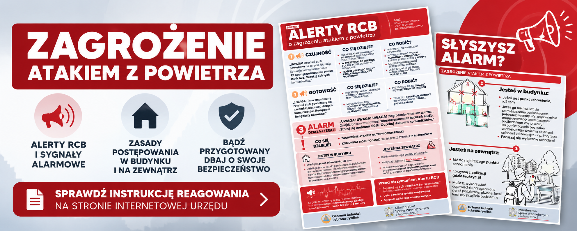 Jak reagować w przypadku zagrożenia atakiem z powietrza?