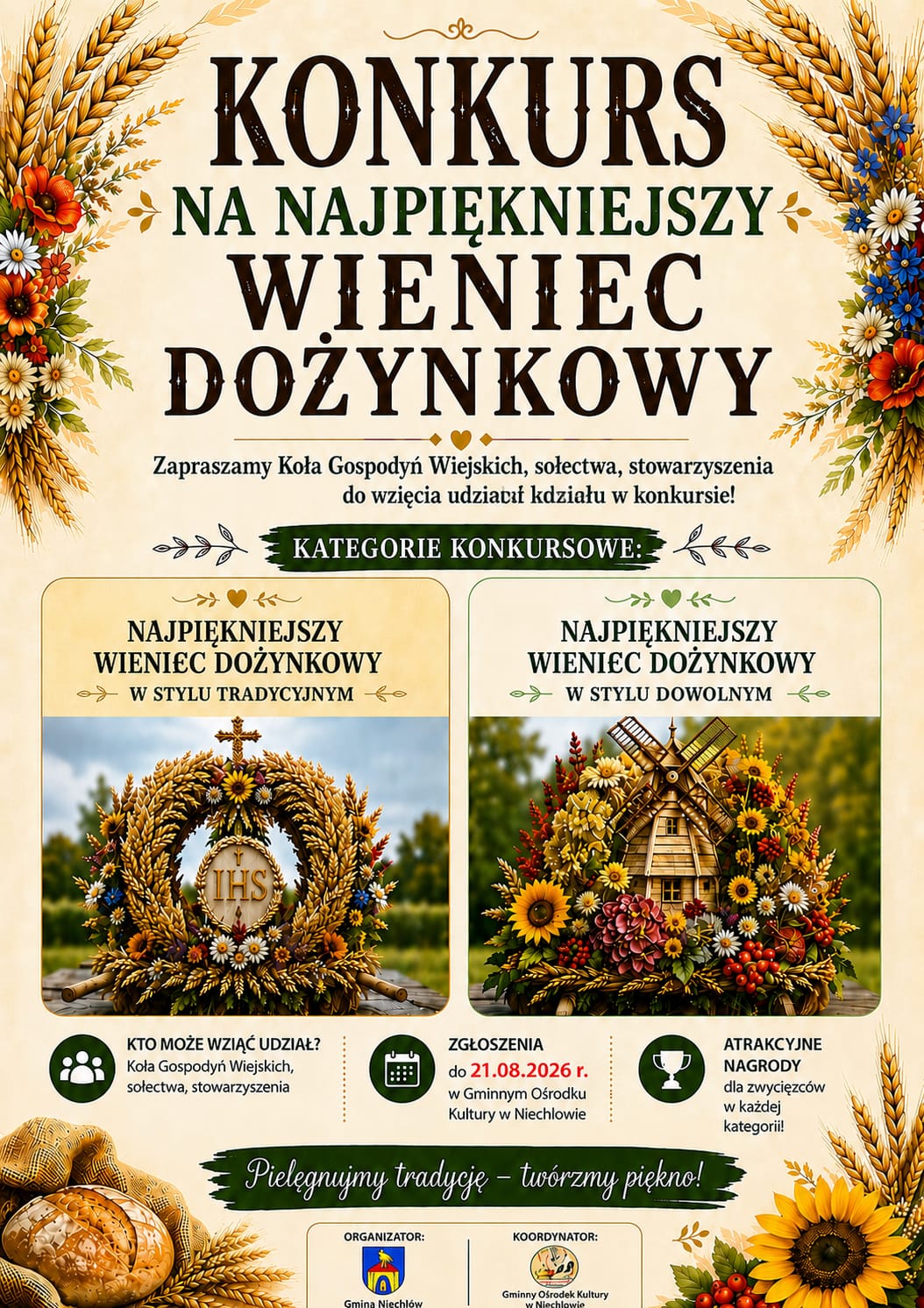 Konkurs „Najpiękniejszy Wieniec Dożynkowy